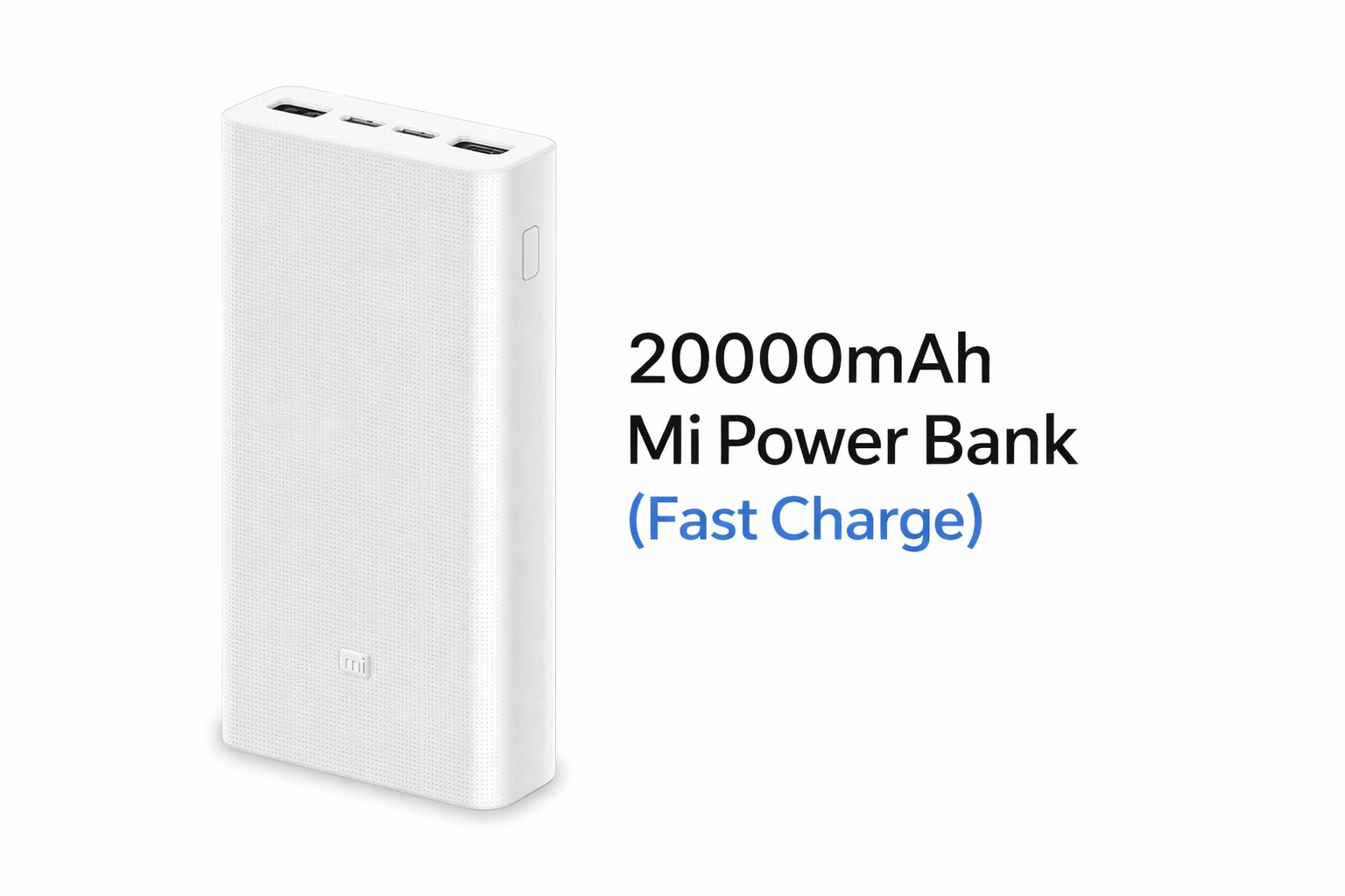 Mi Power Bank 20000mAh (Fast Charge)