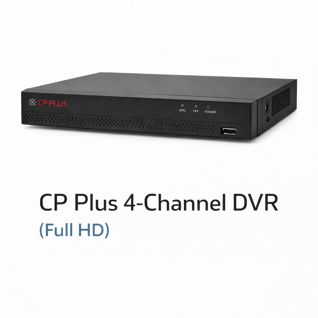 CP Plus 4‑Channel DVR (Full HD)