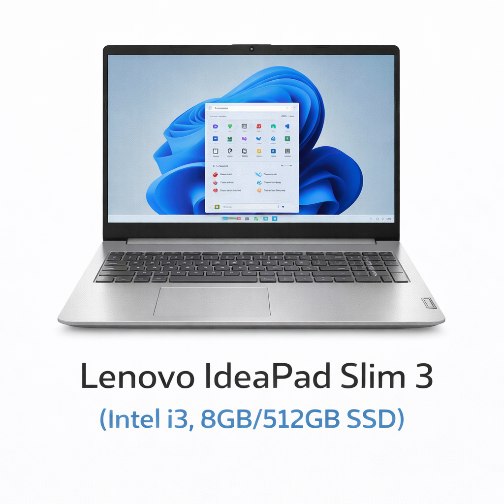 Lenovo IdeaPad Slim 3 (Intel i3, 8GB/512GB SSD)